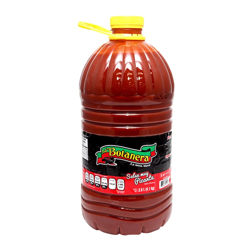 La Botanera Salsa Muy Picante Galón 4.1 kg
