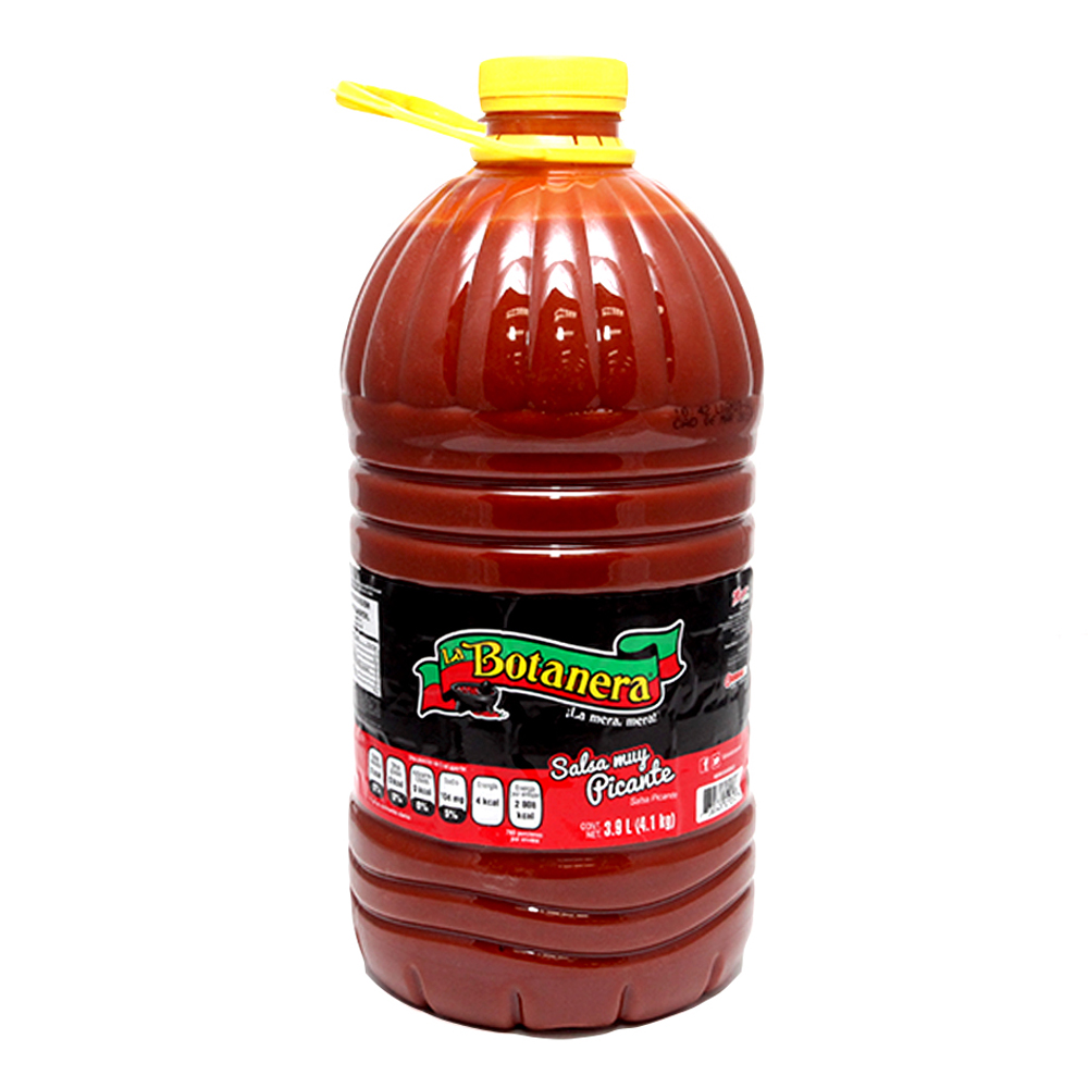 La Botanera Salsa Muy Picante Galón 6 de  4.1 kg