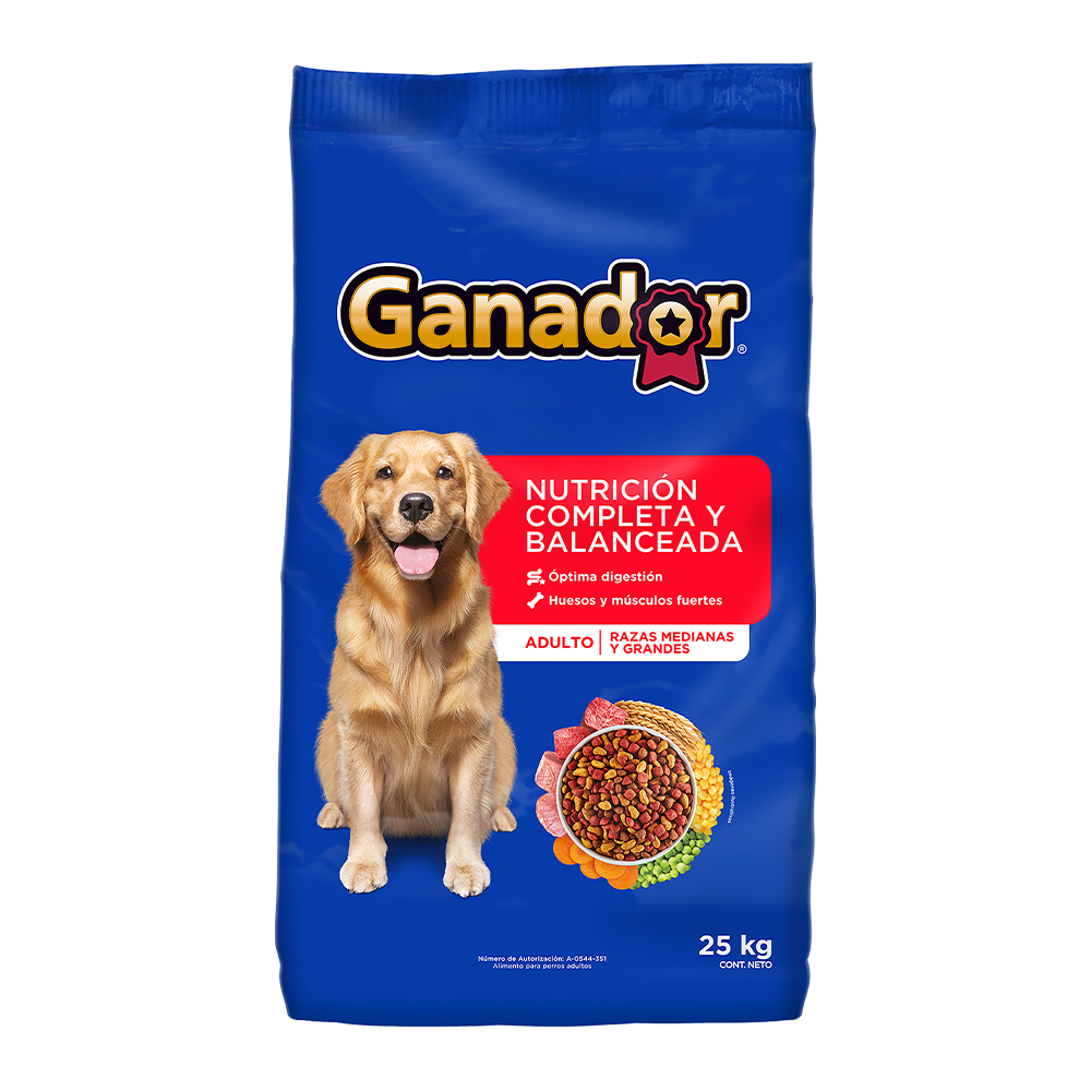 Alimento para Perro Ganador Adulto 25 kg