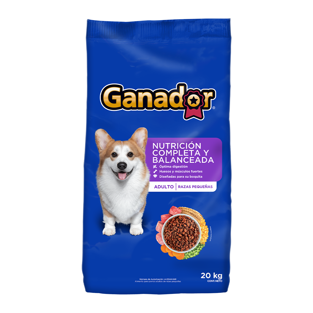 Alimento para Perro Ganador Razas Pequeñas 20 kg