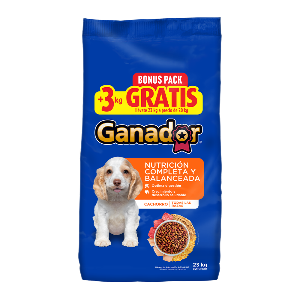Alimento para Perro Ganador Cachorro 23 kg