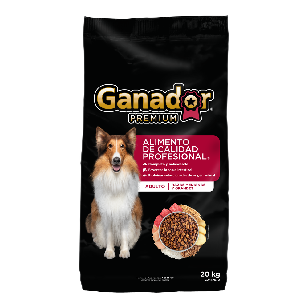 Alimento para Perro Ganador Premium Adulto 20 kg