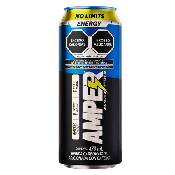 Amper Reg Bebida Energetica 12/473 Ml