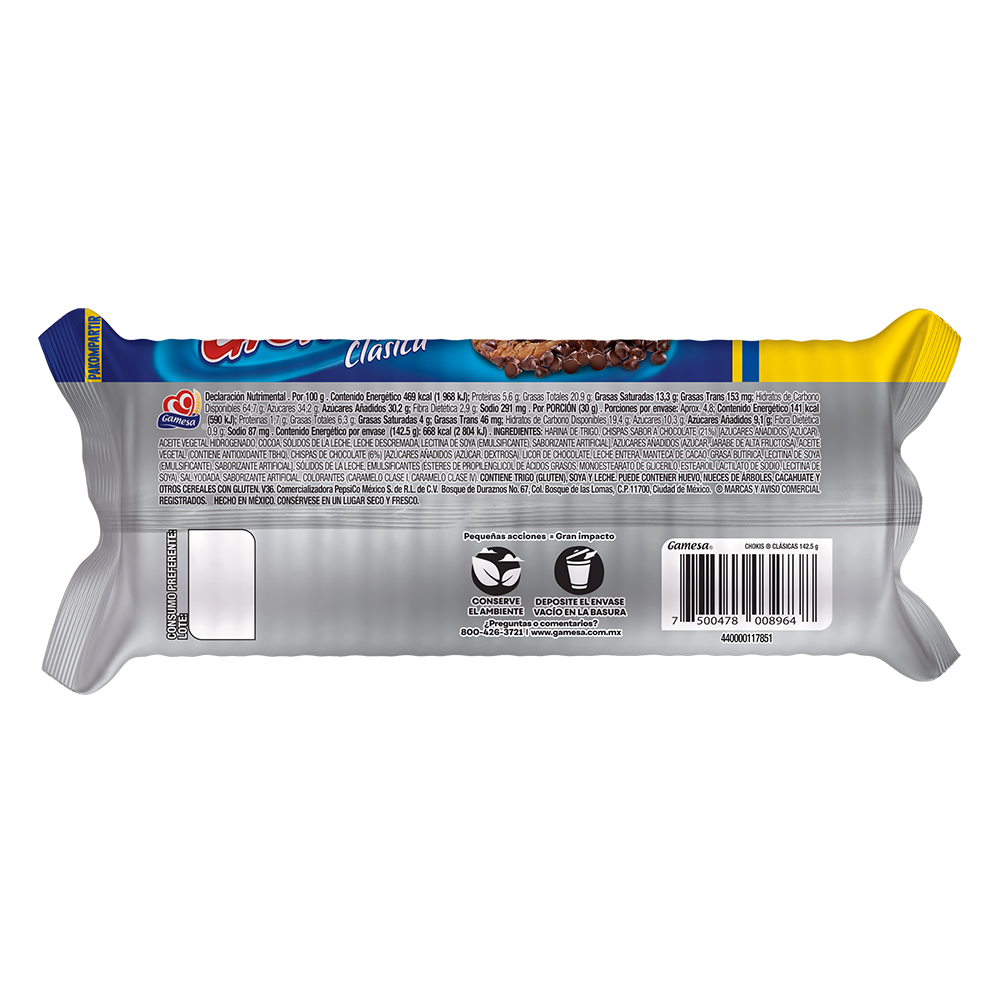 Galletas Gamesa Chokis Paketón 142.5 g