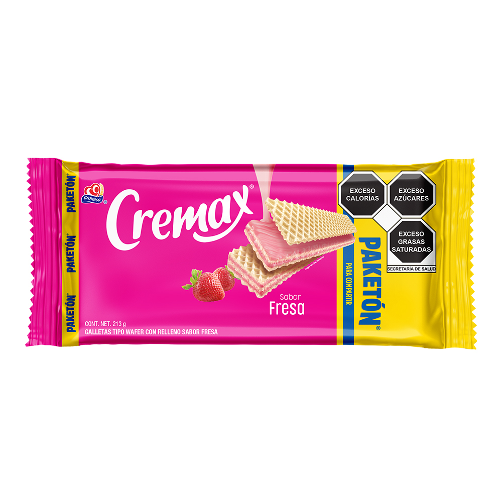 Galletas Gamesa Cremax de Nieve Fresa 213 g