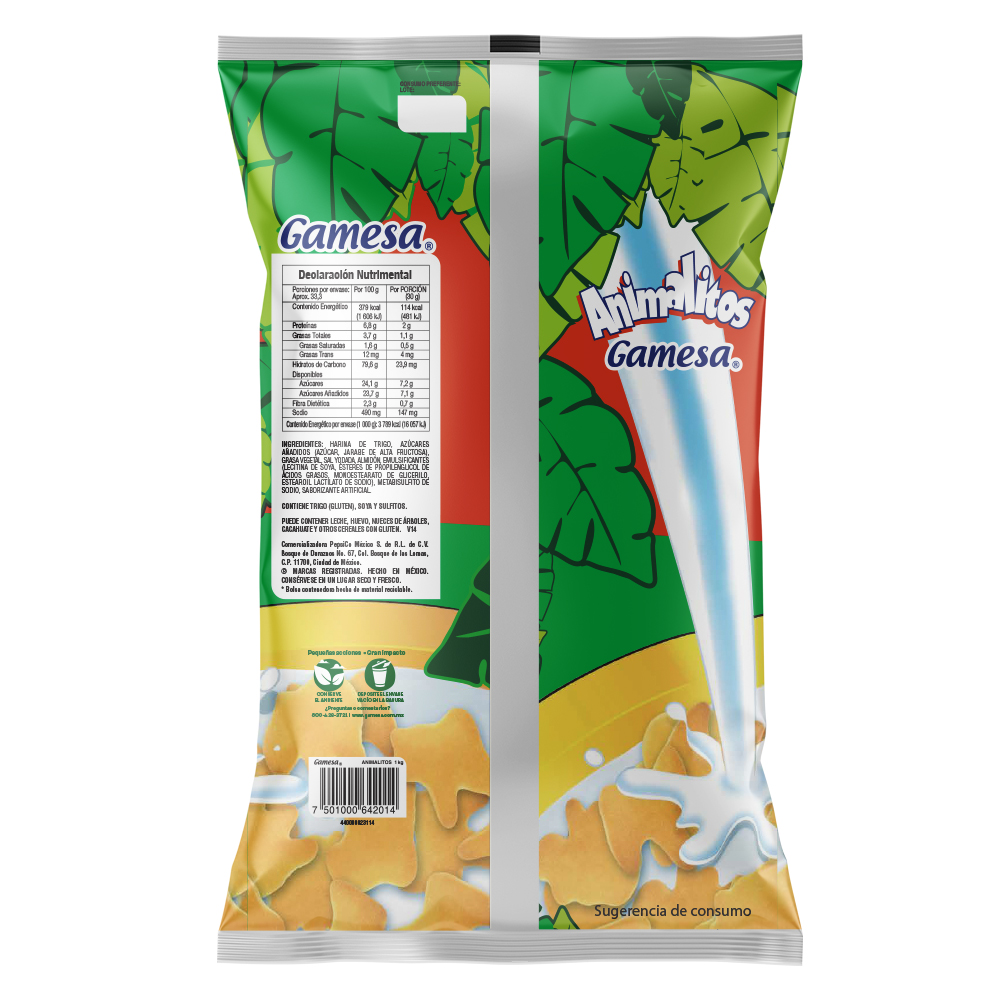 Galletas de Animalito Gamesa 1 kg