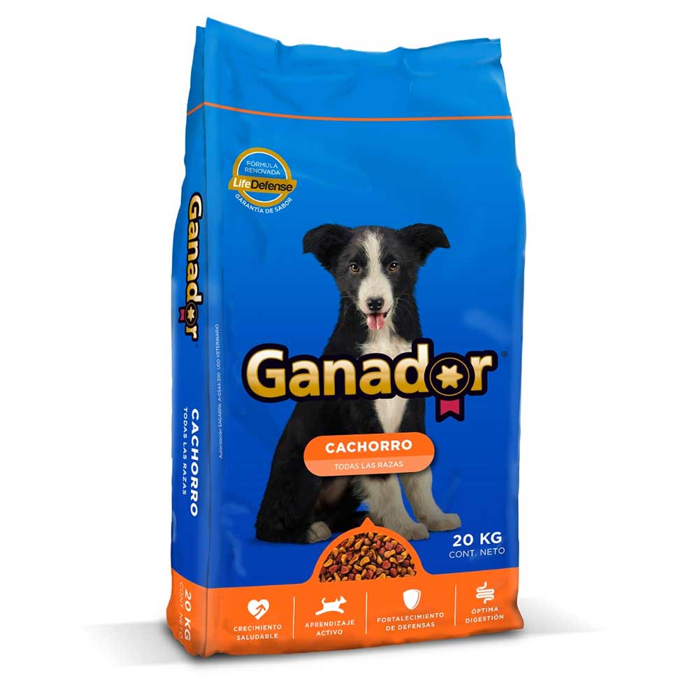 Ganador Alimento Perro Cachorro 20 Kg