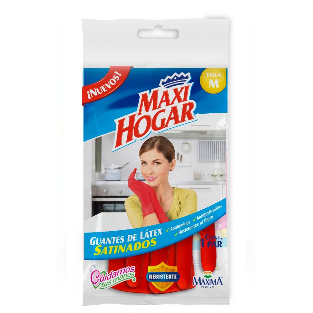 Guantes Maxi Hogar Med 1 piezas