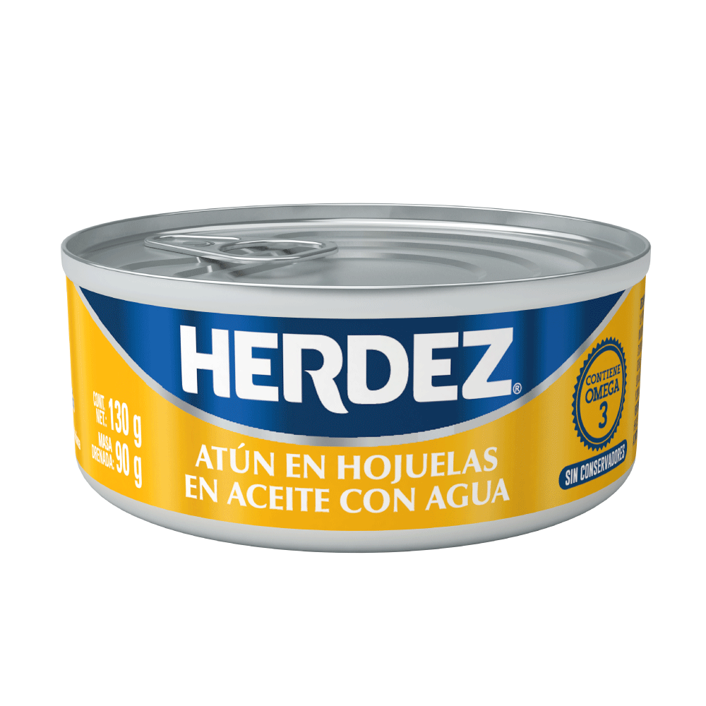 Atun Herdez En Hojuelas En Aceite 24/130 Gr