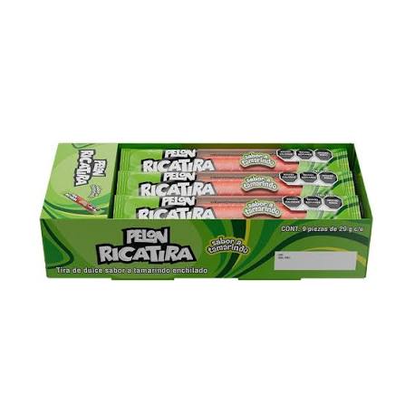Dulce Pelón Pelo Rico RicoTira Tamarindo Enchilado 29 g