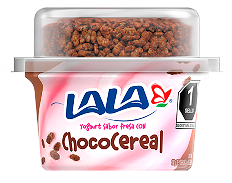 Yogurt Lala Batido Fresa Cereal Chocolate 100 gr