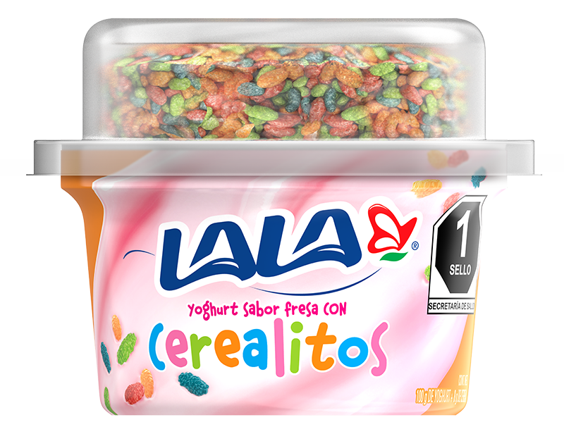 Lala Yogurt Batido Fresa Cereal de Sabores 100 Gr