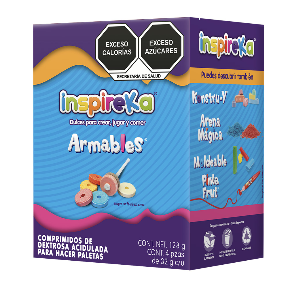 Inspireka Armable Pastila 4 piezas