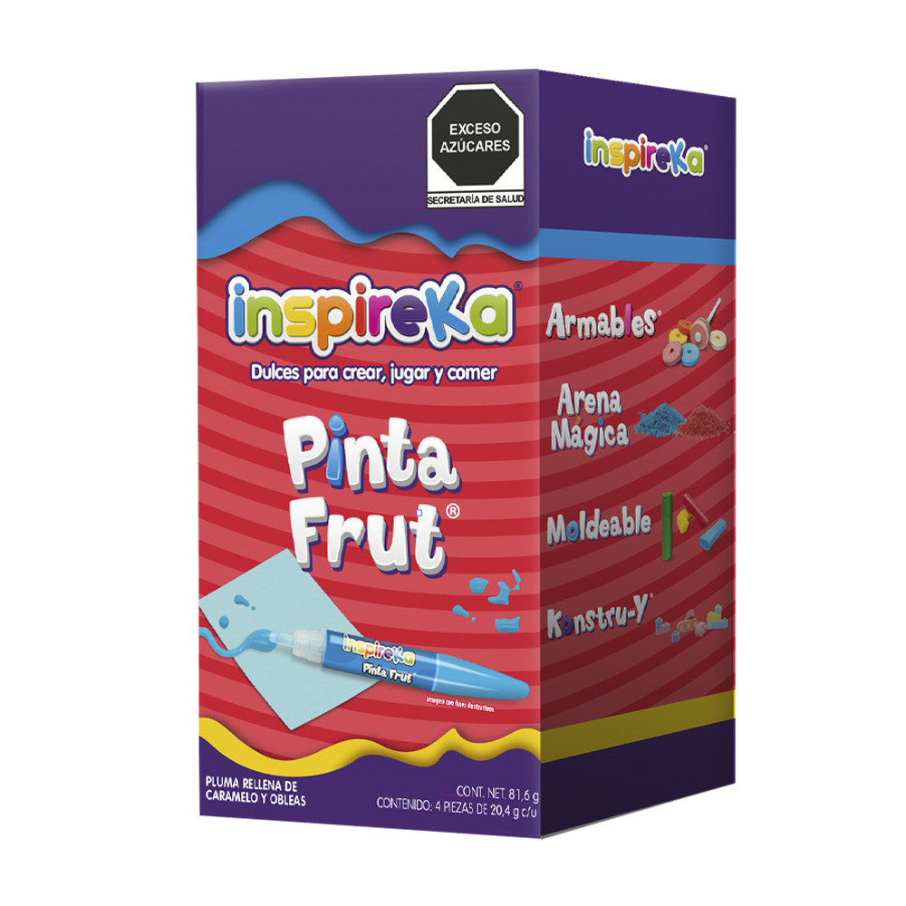 Inspireka Pinta Frut Dulce Liquido 4 piezas