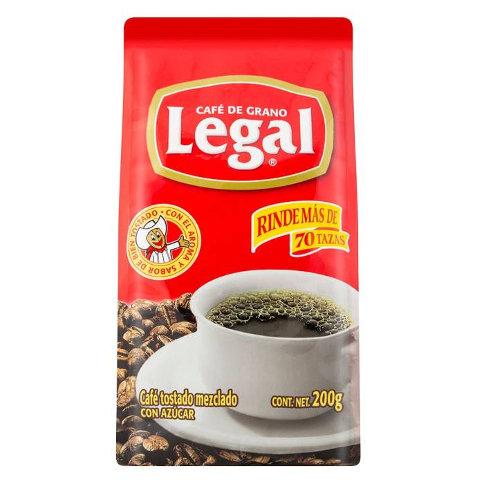 Cafe Legal Molido Bolsa 200 gr