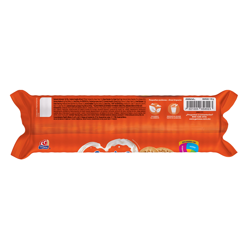 Galletas Marias Gamesa Rollo 170 gr