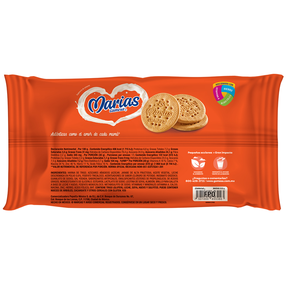 Galletas Gamesa Marías 510 g