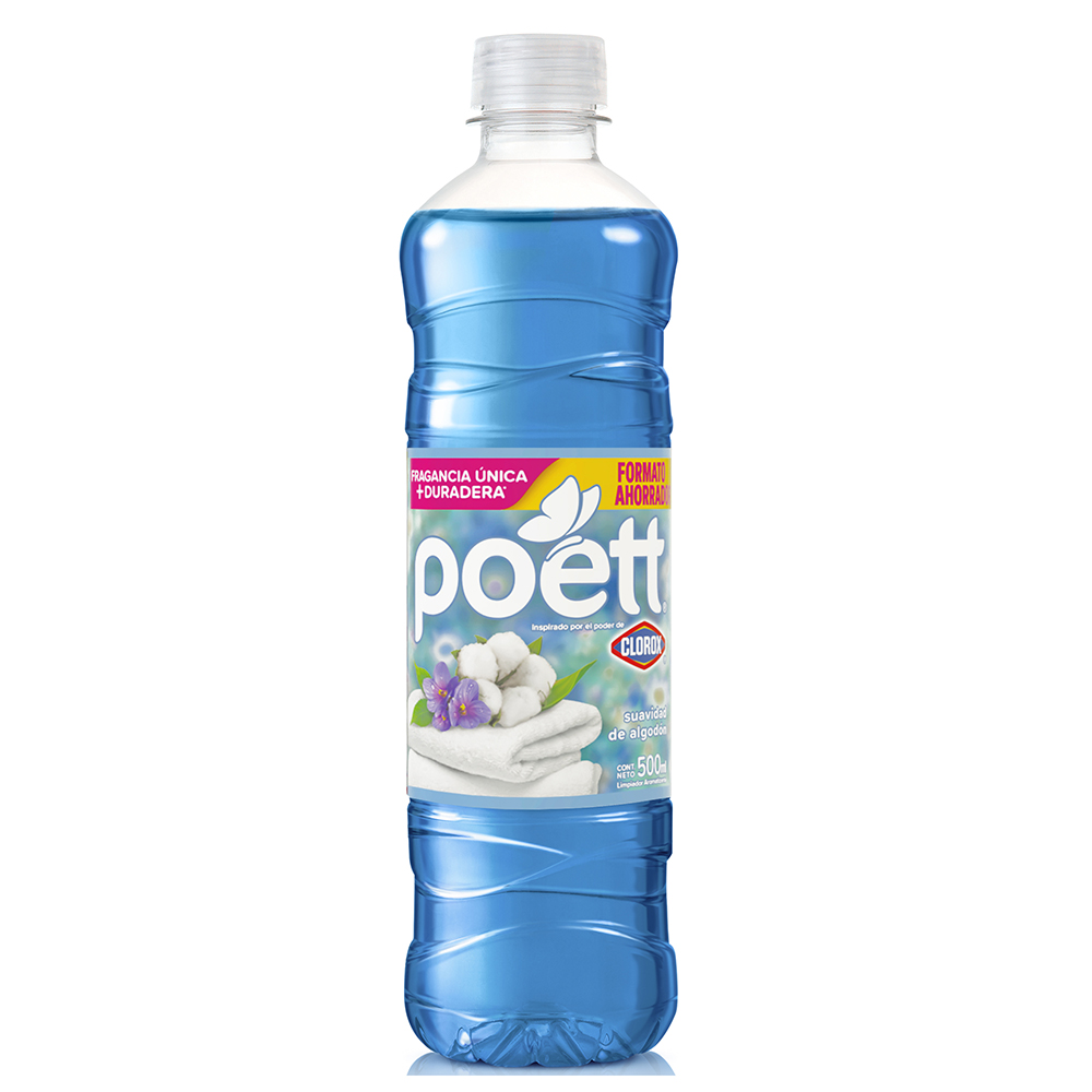 Limpiador de Pisos Poett Algodón 500 ml