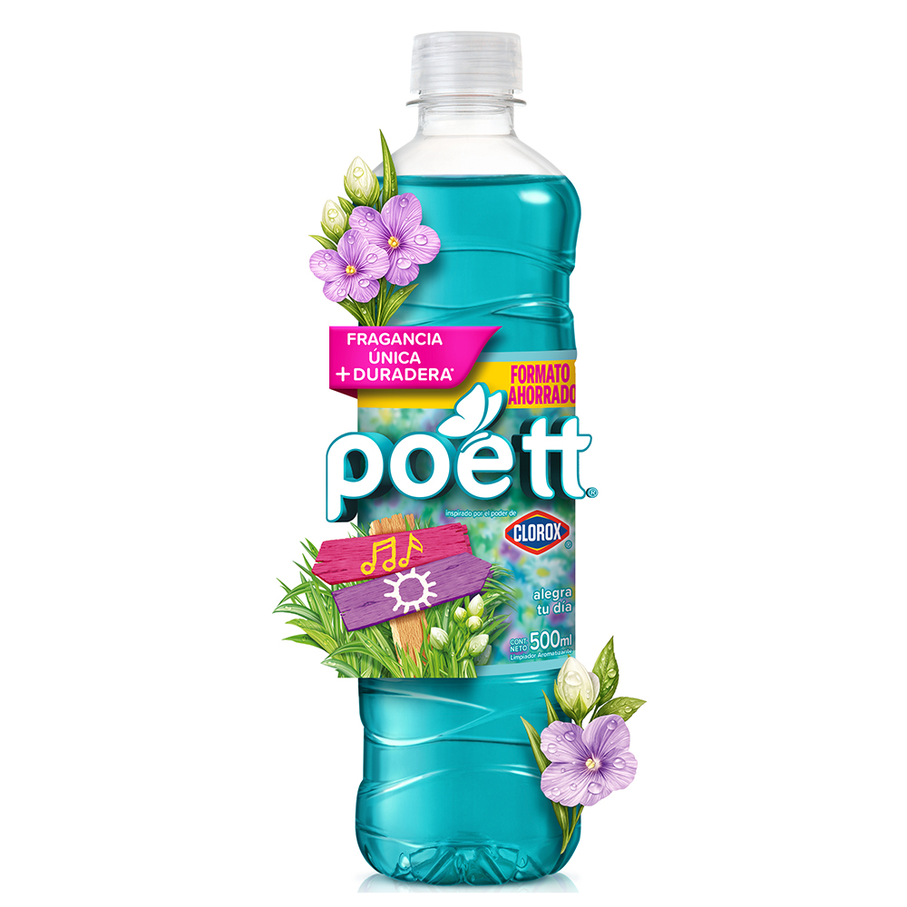 Limpiador de Pisos Poett Alegra Tu Día 500 ml