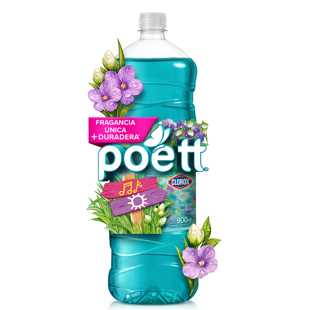 Limpiador Multiusos Poett Aleg. Día 900 ml