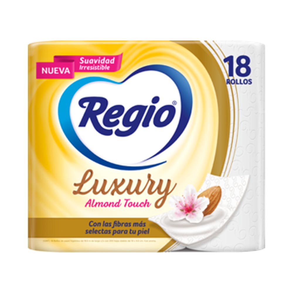 Papel Higiénico Regio R3 190 Hojas 18 Rollos