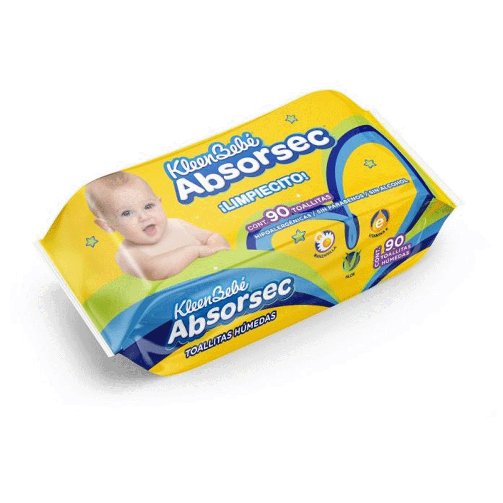 Absorsec Toalla Humeda Repuesto 24/90 Pz