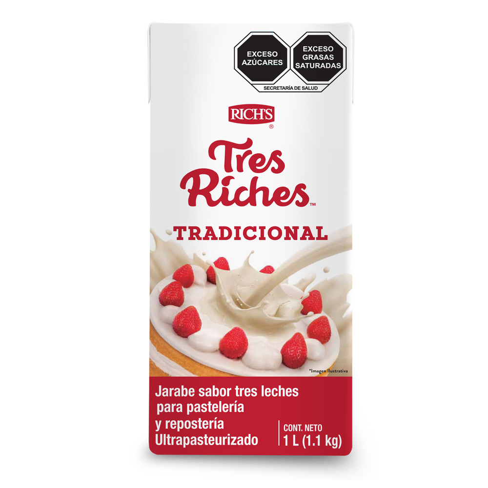 Jarabe Rich's Tres Riches Tradicional 1 L