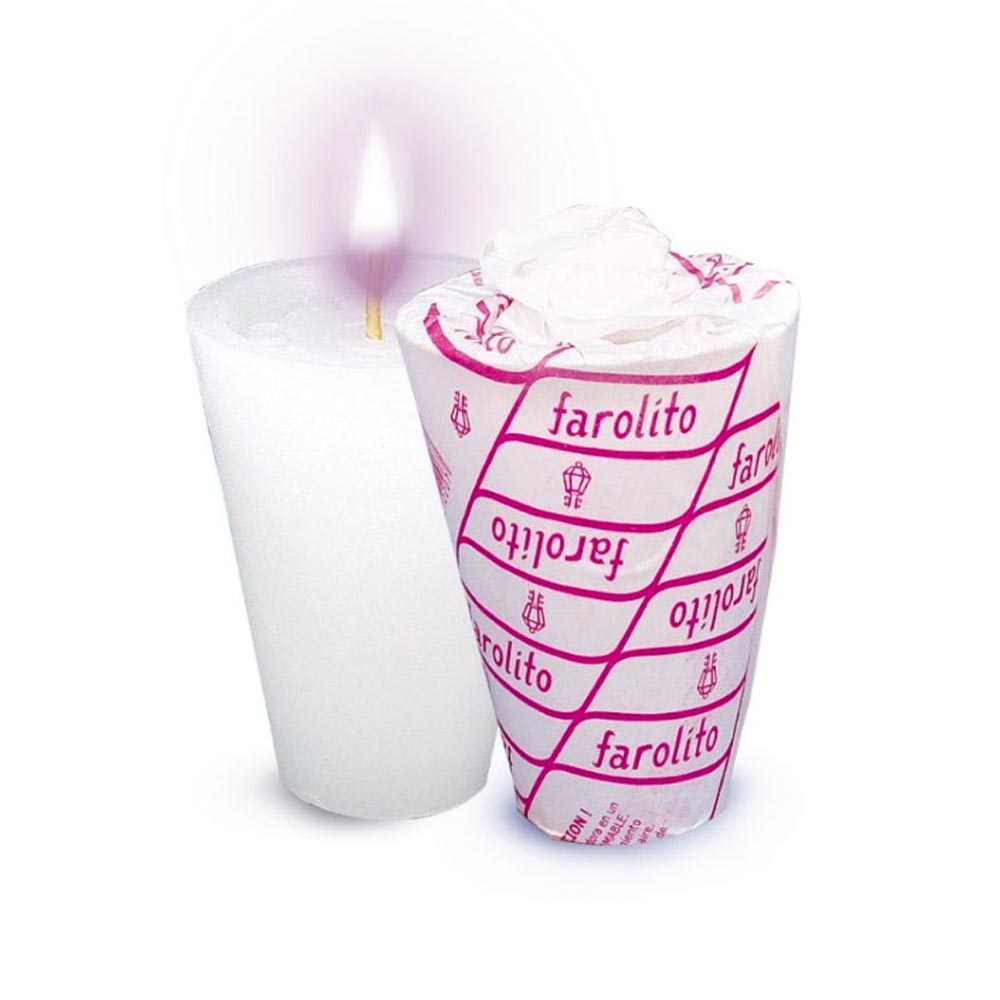 Veladora Farolito 2 Envuelta