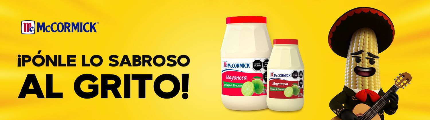 Mayonesa McCormick con limón: ¡Pónle lo sabroso al grito! con mascota de elote mariachi