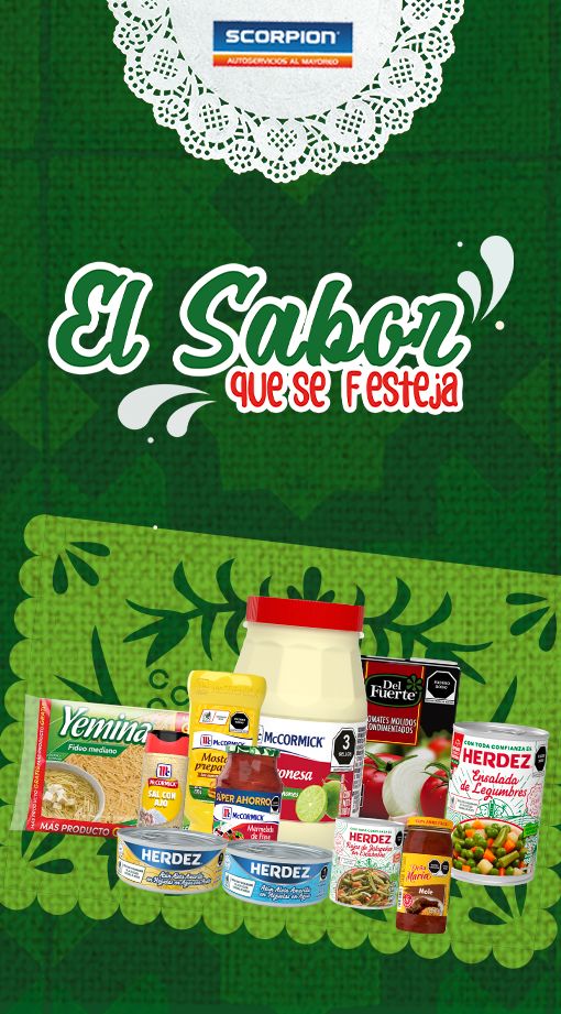 El sabor que se festeja: abarrotes Yemina, McCormick, Herdez y más marcas para llenar tu despensa