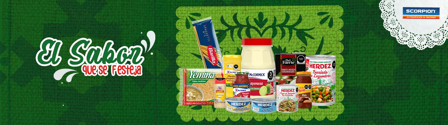 El sabor que se festeja: productos Herdez, McCormick, Barilla, Yemina y Del Fuerte para tu despensa