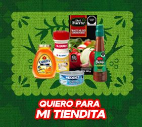 Quiero para mi tiendita: productos Del Fuerte, McCormick, Carlota, Herdez y Búfalo para tu negocio