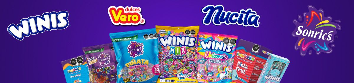 Dulces Winis, Vero, Nucita y Sonric's: paquetes y surtiditos para la temporada de Halloween