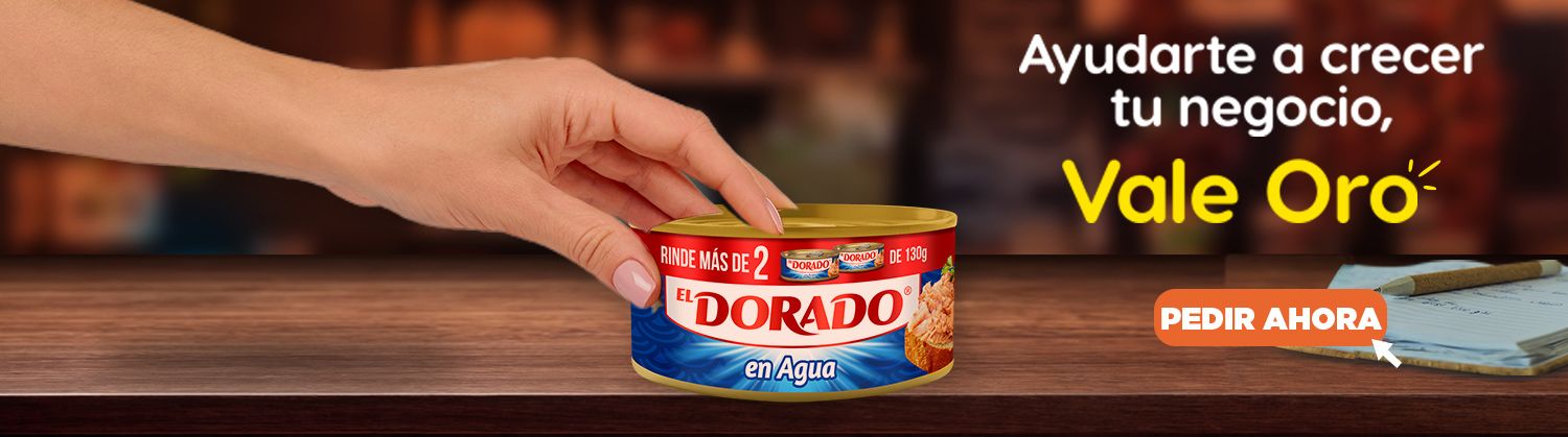 Atún El Dorado en agua, Vale Oro: ayudarte a crecer tu negocio, pide ahora