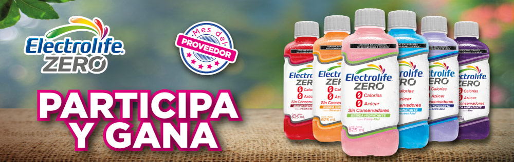 Electrolife Zero: participa y gana en el concurso del Mes del proveedor con sueros hidratantes