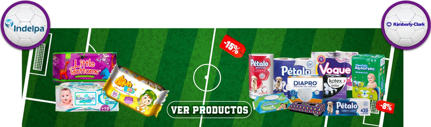 Torneo de proveedores Indelpa vs Kimberly-Clark: descuentos en Pétalo y Vogue