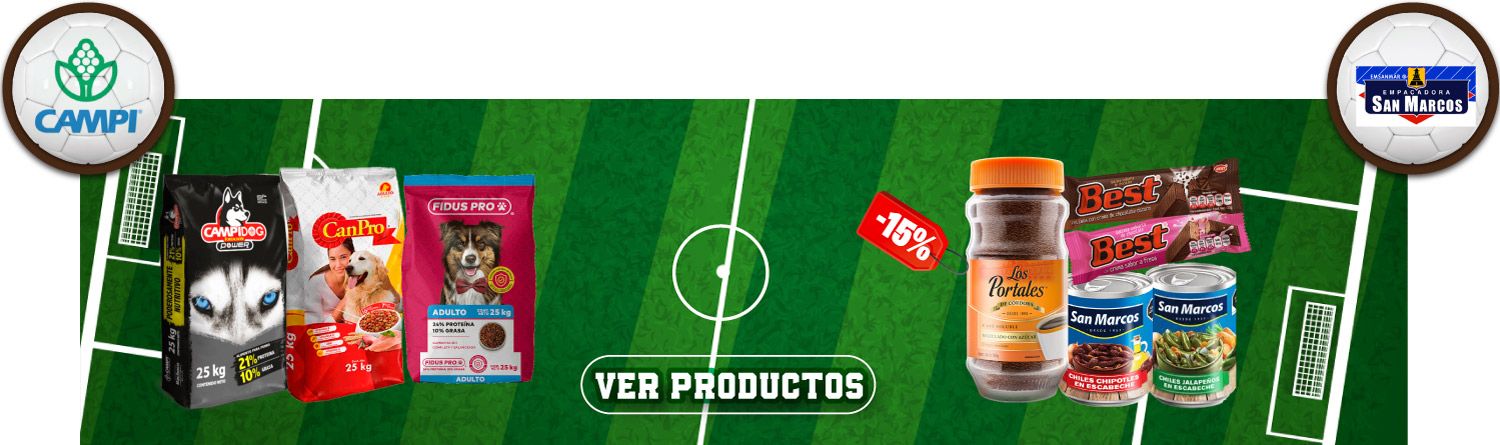 Torneo de proveedores San Marcos vs Campi: descuentos en café, alimento para mascota y más