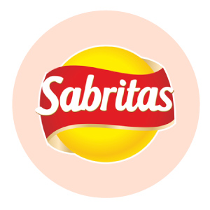 Logotipo de Sabritas, acceso a la búsqueda de productos de la marca