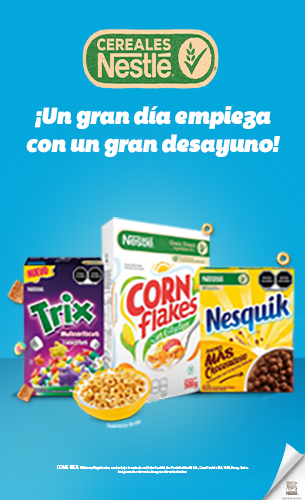 Cereales Nestlé Trix, Corn Flakes y Nesquik: un gran día empieza con un gran desayuno